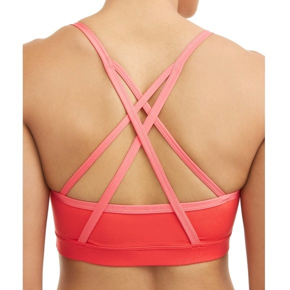 Athletic Works Other - Athletic Works Strappy Back Active Sports Bra Begonia Pink Coral Silk